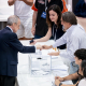 Florentino Pérez ejerce su derecho a voto en las elecciones a la presidencia del Real Madrid. EuropaPress.