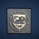 Logo del Fondo Monetario Internacional (FMI) en su sede de Washington (Estados Unidos). Soeren Stache/dpa