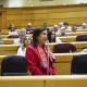 Margarita Robles, Ministra de Defensa, durante una sesión de control al Gobierno, en el Senado, a 9 de junio de 2026, en Madrid (España).  Jesus Hellin/STUDIO MEDIA 19 / Europa Press