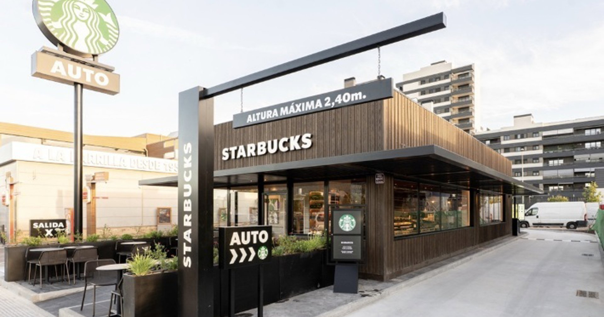 Starbucks reinforces its expansion in Spain with two new Starbucks drive-thrus in Madrid