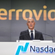 El presidente de Ferrovial, Rafael del Pino, en el acto de toque de campana en la Bolsa de Nueva York, en mayo de 2024. FERROVIAL