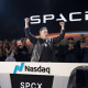 El dueño de SpaceX, Elon Musk, durante el debut de SpaceX en la bolsa, en el Nasdaq, a 12 de junio de 2026, en Nueva York (Estados Unidos).  Nasdaq