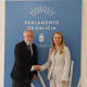 Miguel Santalices expresa a la embajadora de Ucrania en España su deseo de paz para el pueblo ucraniano