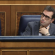 El vicepresidente y ministro de Economía, Carlos Cuerpo, durante una sesión de control al Gobierno Marta Fernández - Europa Press