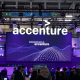El logo de Accenture en el Mobile World Congress 2025 (MWC) en Barcelona.  Europa Press/Contacto/Davide Bonaldo