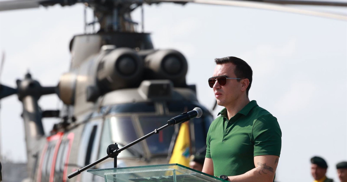 Noboa declares internal armed conflict and allows the deployment of foreign military personnel with immunity