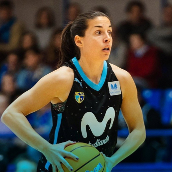 Isa Latorre, durante un partido con el Movistar Estudiantes. CLUB ESTUDIANTES