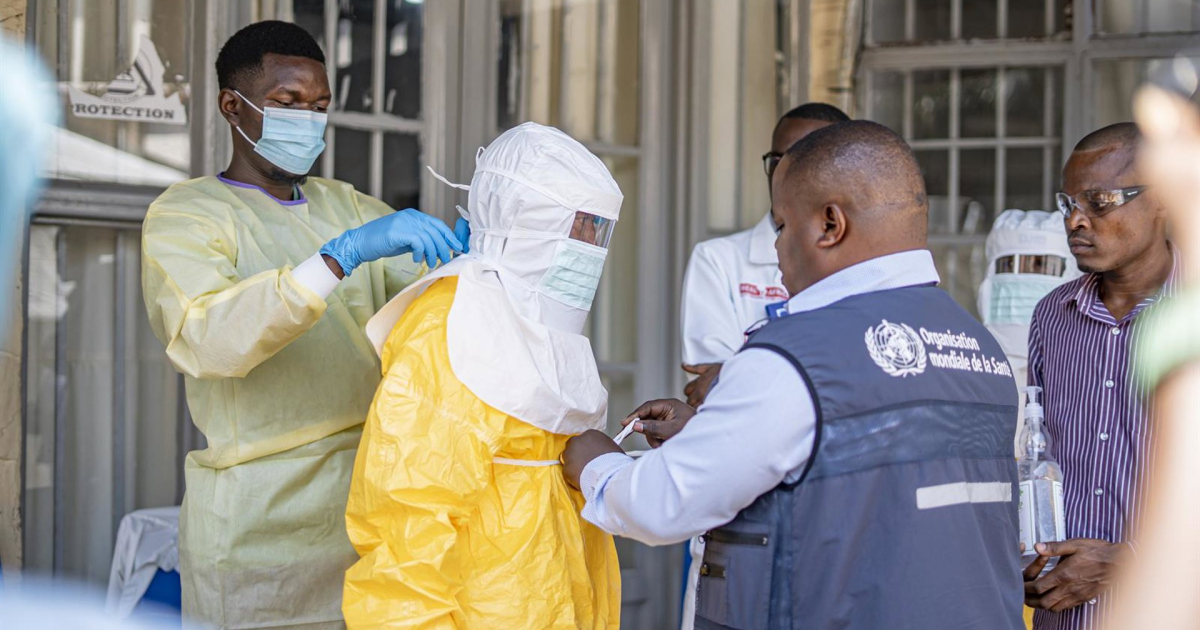 The WHO raises to 75 the health workers infected with Ebola in DRC and confirms 17 deaths