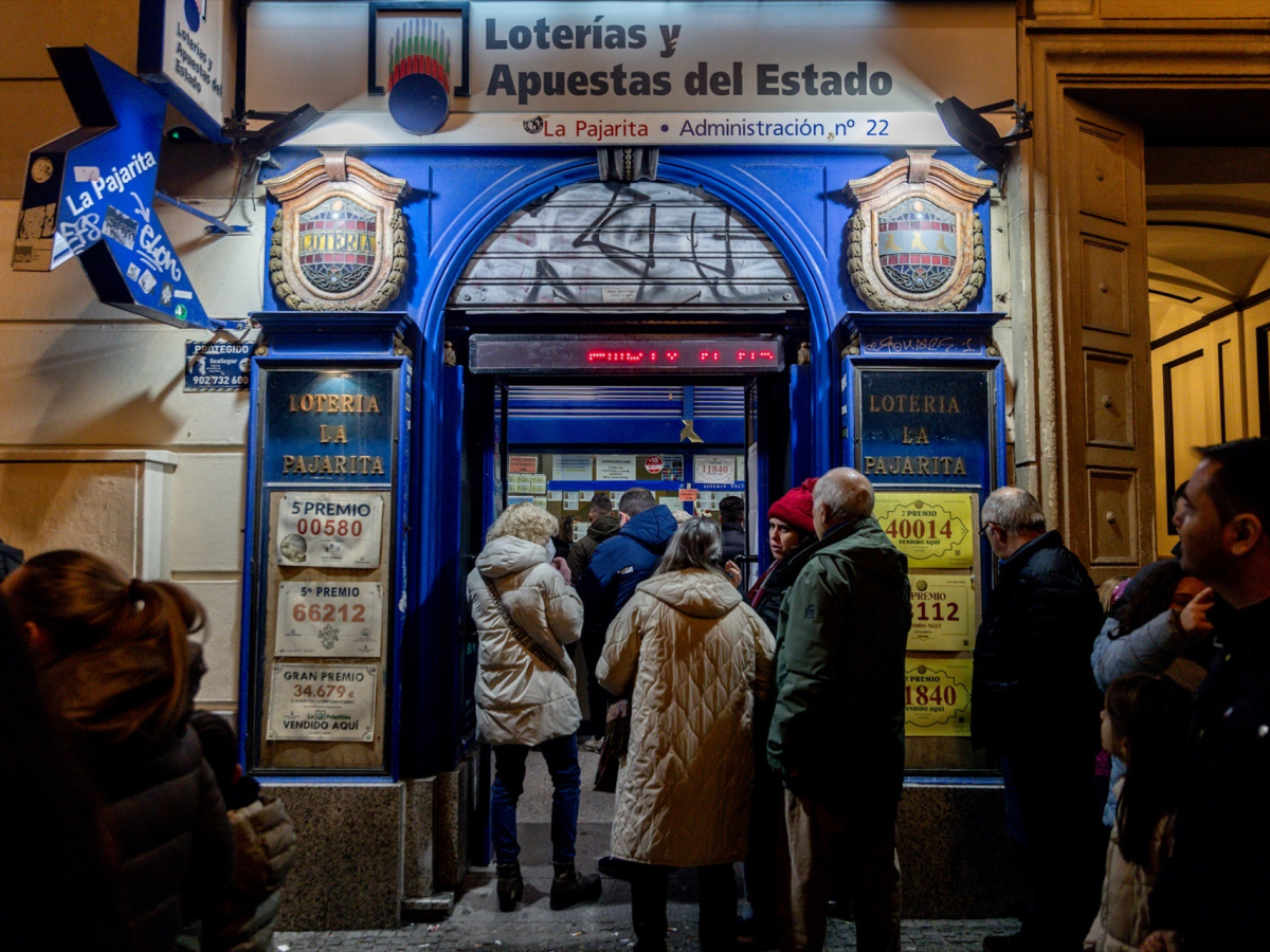 Puesto de Lotería Nacional. Europa Press.