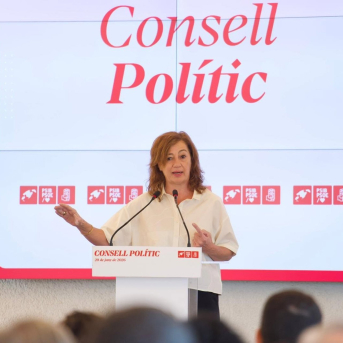 La secretaria general del PSIB-PSOE, Francina Armengol, interviene en el Consell Polític del partido celebrado este sábado, 20 de junio de 2026, en Palma. J. FERNÁNDEZ - EUROPA PRESS La secretaria general del PSIB-PSOE, Francina Armengol, interviene en el Consell Polític del partido celebrado este sábado, 20 de junio de 2026, en Palma. J. FERNÁNDEZ - EUROPA PRESS