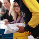 Personal de correos acude a los colegios electorales para depositar el voto por correo. A 17 de mayo de 2026 en Sevilla, Andalucía (España).  Rocío Ruz - Europa Press