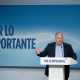El secretario general del PP, Miguel Tellado, durante una rueda de prensa tras el seguimiento de la noche electoral desde la sede nacional del Partido Popular, a 17 de mayo de 2026, en Madrid (España). Fernando Sánchez - Europa Press