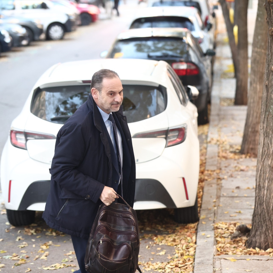 El exministro José Luis Abalos a su llegada al Tribunal Supremo en noviembre de 2025