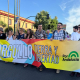 El portavoz del grupo Por Andalucía en el Parlamento andaluz, Antonio Maíllo, en la manifestación del Orgullo Lgtbiq+ en Sevilla. POR ANDALUCÍA