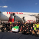 El segundo contingente de rescatistas despega desde Madrid hacia Valencia (Venezuela). IBERIA