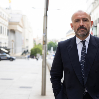 El vicesecretario de Educación e Igualdad del PP, Jaime de los Santos, durante una entrevista para Europa Press, en el Congreso de los Diputados, a 25 de junio de 2026, en Madrid (España).  Jesús Hellín - Europa Press