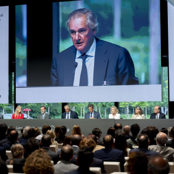 El presidente y CEO de Acciona, José Manuel Entrecanales Domecq (c), durante la Junta General de Accionistas de Acciona, a 25 de junio de 2026, en Madrid (España). Alberto Ortega - Europa Press El presidente y CEO de Acciona, José Manuel Entrecanales Domecq (c), durante la Junta General de Accionistas de Acciona, a 25 de junio de 2026, en Madrid (España). Alberto Ortega - Europa Press