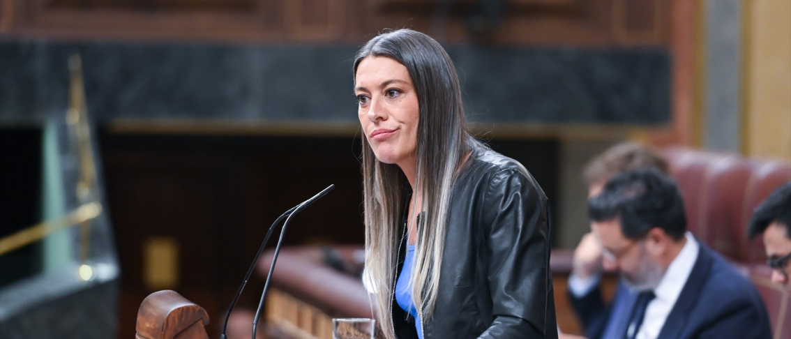 La portavoz de Junts en el Congreso, Miriam Nogueras, interviene durante una sesión plenaria en el Congreso de los Diputados | Gustavo Valiente (Europa Press). La portavoz de Junts en el Congreso, Miriam Nogueras, interviene durante una sesión plenaria en el Congreso de los Diputados | Gustavo Valiente (Europa Press).
