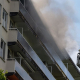 Bomberos en el lugar de un incendio en un edificio de apartamentos de la calle August Vermeylenlaan, en Amberes. Europa Press/Contacto/Jonas Roosens
