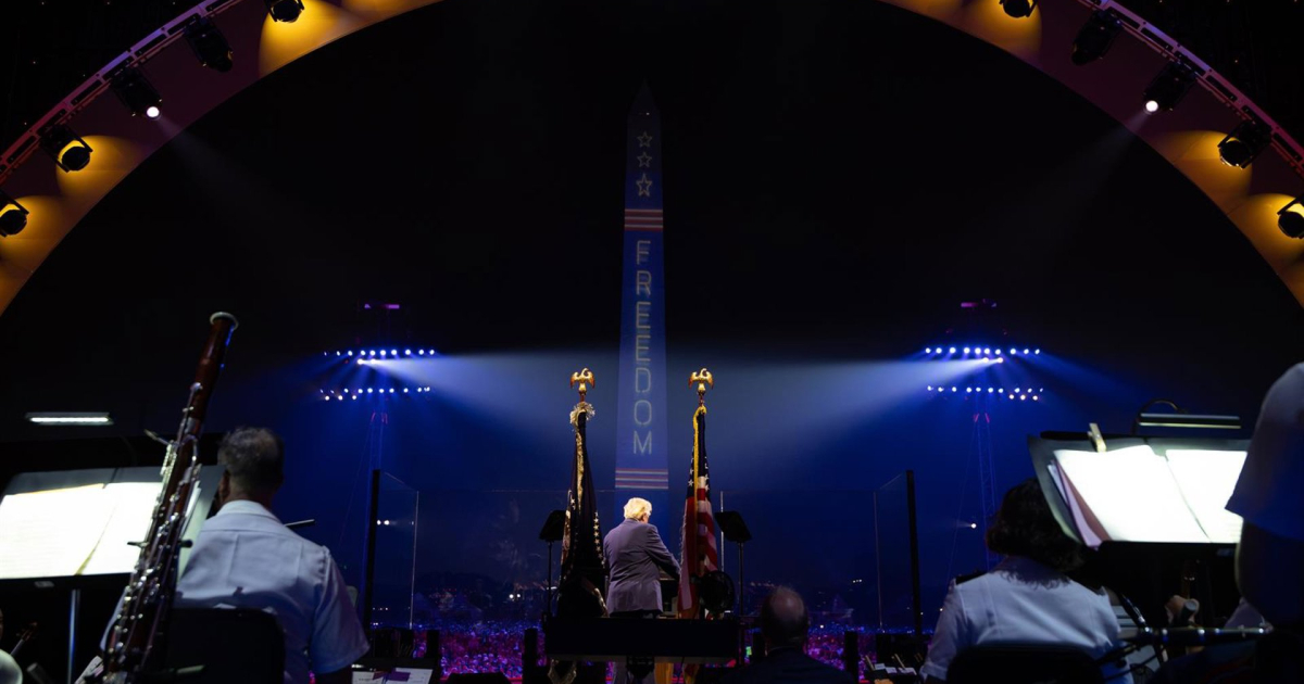 Trump closes the 250th anniversary of the USA with fireworks and new warnings about the 