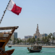 Imagen desde el mar del centro cultural Abdulá Bin Zaid Al Mahmud en Doha, Qatar. Europa Press/Contacto/Nikku