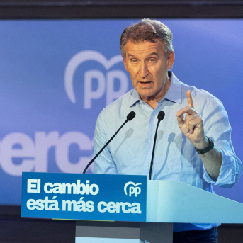 El presidente del PP, Alberto Núñez Feijóo. Carme Ripollés - Europa Press