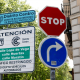 Un cartel en la Zona de Bajas Emisiones en el centro de la ciudad, a 22 de abril de 2026, en Madrid  | Eduardo Parra