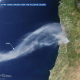 Imangen de satélite del incendio de Vouzela, en Portugal COPERNICUS UE
