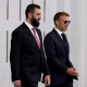 El presidente de transición de Siria, Ahmed al Shara, y el presidente de Francia, Emmanuel Macron, durante la visita a Damasco.  Europa Press/Contacto/Ammar Safarjalani