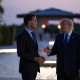 El secretario general de la OTAN, Mark Rutte, junto al presidente de Estados Unidos, Donald Trump, durante la cumbre de la OTAN en Ankara. OTAN