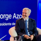 El presidente del Gobierno de Aragón, Jorge Azcón, durante el acto 'afterwork' organizado por 'El Periódico de Catalunya' este jueves en la Casa Cupra Raval de Barcelona EUROPA PRESS