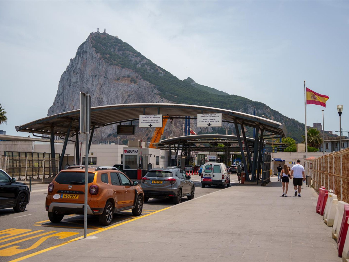 Imatges de la frontera entre Espanya i Gibraltar Francisco J. Olmo - Europa Press