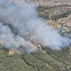 Imagen aérea del incendio de Gavà | Agents Rurals