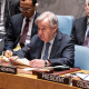El secretario general de la ONU, Antonio Guterres, durante una sesión del Consejo de Seguridad. Europa Press/Contacto/Lev Radin
