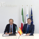 Paolo Gallo, consejero delegado de Italgas, y Raúl Suárez, consejero delegado de Nedgia, la distribuidora de gas del grupo Naturgy. NATURGY