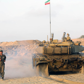 Maniobra de la Armada y el Ejército iraní en una zona militar del condado de Konarak, frente al golfo Pérsico Europa Press/Contacto/Iranian Army Office