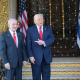 El primer ministro de Israel, Benjamin Netanyahu, y el presidente de Estados Unidos, Donald Trump, en una imagen de archivo Amos Ben Gershom/GPO/ZUMA Press / DPA