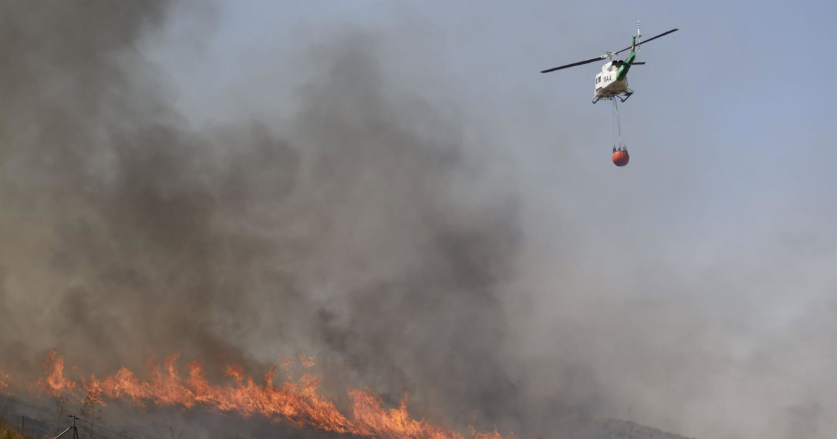 Fire in Los Gallardos today: a large part of the perimeter is stabilized after burning 6,600 hectares