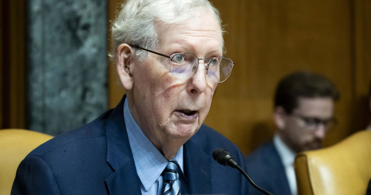 Mitch McConnell reappears after weeks of silence and assures he is still alive after a fall and pneumonia