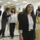 La presidenta ejecutiva de Adolfo Domínguez, Adriana Domínguez; a su llegada a la Junta General de Accionistas de Adolfo Domínguez SA, a 3 de junio de 2026 Rosa Veiga - Europa Press