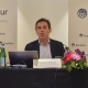 El vicepresidente ejecutivo de Exceltur, Óscar Perelli, durante la presentación del último informe trimestral 'Perspectivas Turísticas' de la patronal. EUROPA PRESS