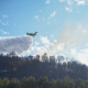 Hidroavión trabaja en la extinción del incendio forestal iscar 14 julio 2026 iscar