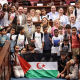 El Parlamento de Canarias recibe a los niños saharauis del programa Vacaciones en Paz