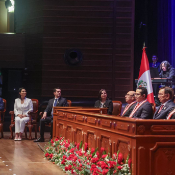 Acto de entrega de las credenciales de presidenta electa de Perú a Keiko Fujimori PRESIDENCIA DE PERÚ EN X