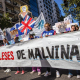 Protestas en Argentina en favor de que las islas Malvinas pertenezcan al país sudamericano. Imagen de archivo Europa Press/Contacto/Nacho Boullosa
