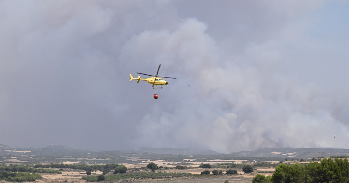Fire in Cinco Villas: 15,400 hectares affected and seven towns evacuated