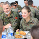 El Rey Felipe VI y la Princesa Leonor en la Academia Militar de Zaragoza CASA S.M. EL REY