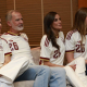 (I-D) La Princesa Leonor; el Rey Felipe VI, la Reina Letizia; y la Infanta Sofia; visualizan el partido de semifinales del Mundial de fútbol entre España y Francia, a 14 de julio de 2026, en Madrid (España). Casa de S.M. el Rey