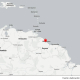 Localización del 'MV Barima' en Guyana EUROPA PRESS