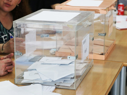 Urna de elecciones. AYUNTAMIENTO DE HUELVA